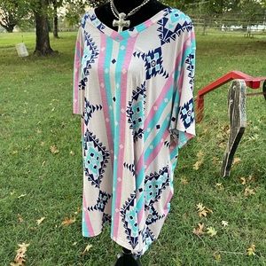 Aztec Plus Size Top 3X
